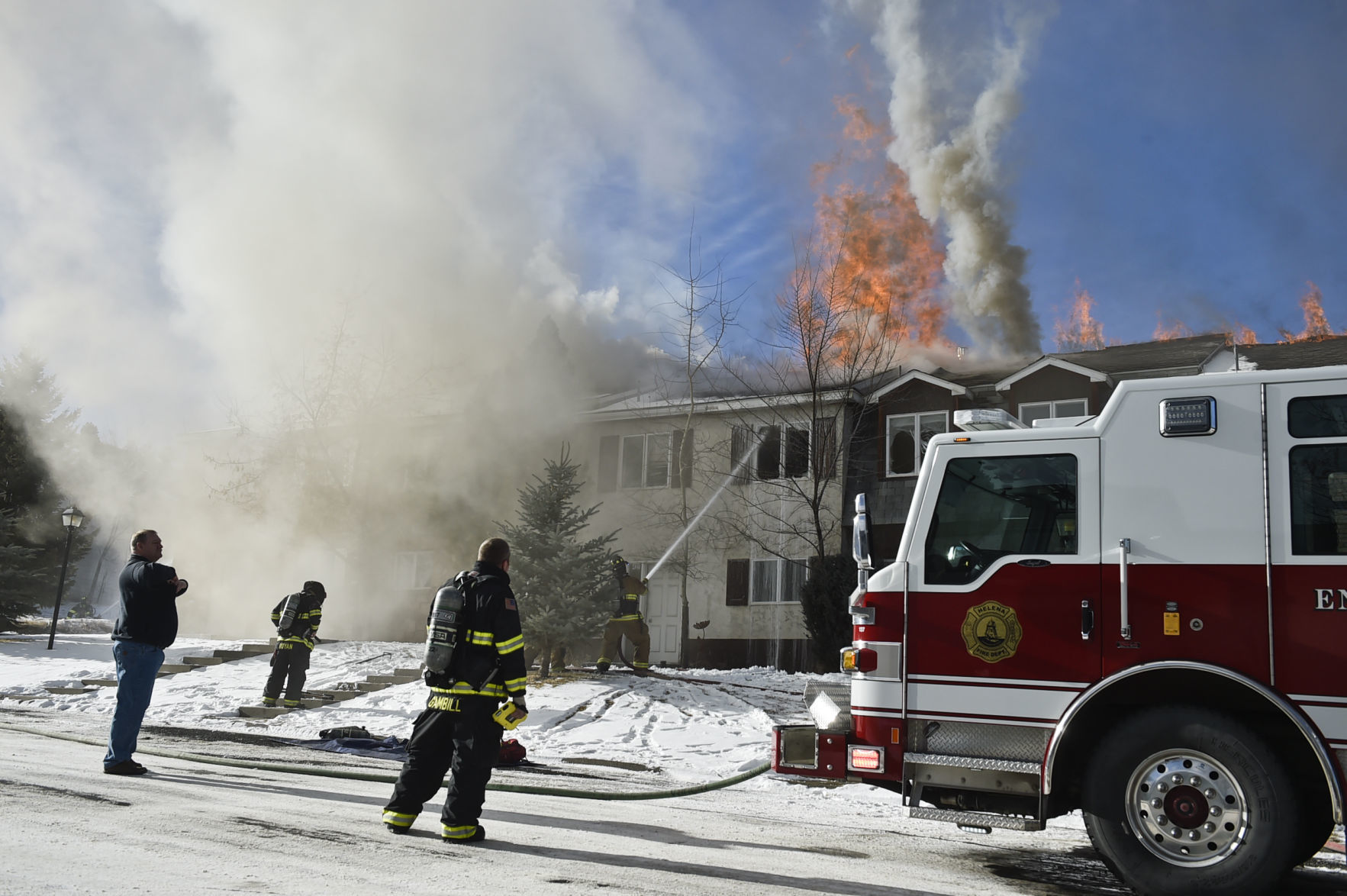 Raymond St. structure fire